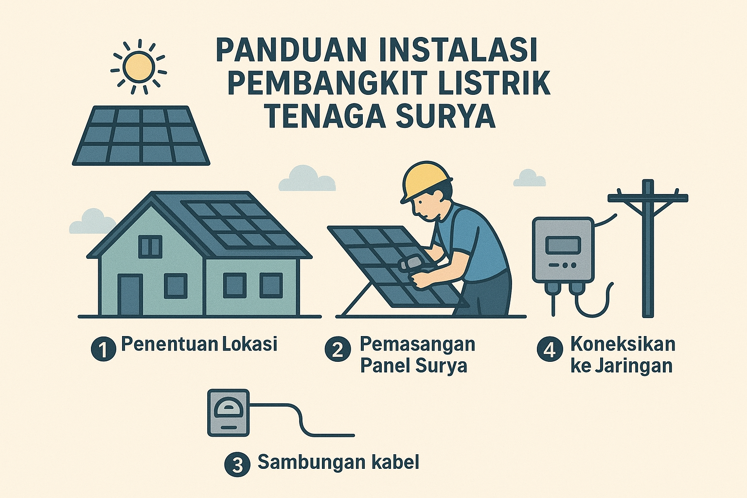 Panduan Instalasi Pembangkit Listrik Tenaga Surya