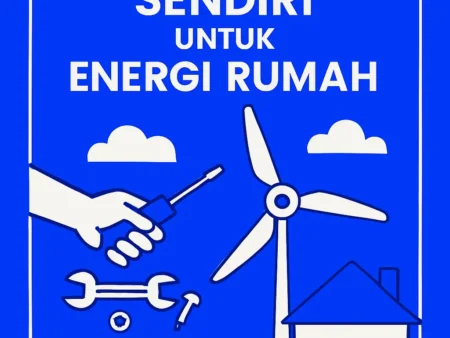 Membangun Kincir Angin Sendiri untuk Energi Rumah