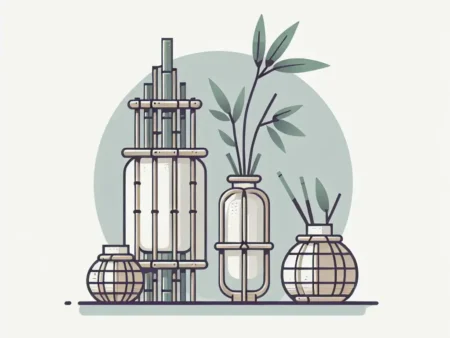 Kerajinan Tangan dari Bambu untuk Dekorasi Rumah