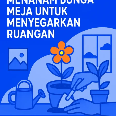 Menanam Bunga Meja untuk Menyegarkan Ruangan